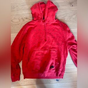 Nike Red Sweatshirt with Black Accents